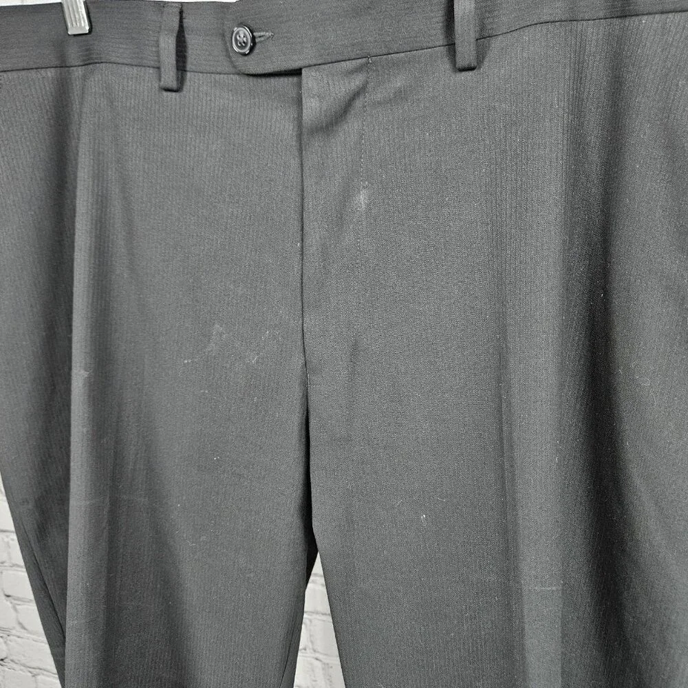 Beverly Hills Polo Club Black 2 Button Peak Full Suit 2 Piece Set 50R (42x30)